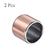 Kozelo 2 Stück Gleitlager - [1/2x19/32x1/2 Zoll] Plain Bearing Wrapped Oilless Bushings für industrielle Ausrüstung