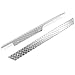 Kojem Silver Rocker Panel Diamond Compatible with 1994-2013 EZGO TXT Golf Cart Pair Aluminum Silver Side Plate Cover