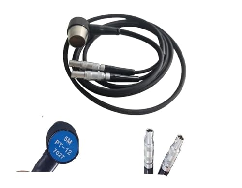 Sonda PT-12 para medidor ultrasónico de espesores con rango de medición de 1,0 a 150 mm, frecuencia de 5 MHz y diámetro del cristal de 10 mm, compatible con los modelos UM-1, UM-2, UM-4 y UM-5 miniatura 1