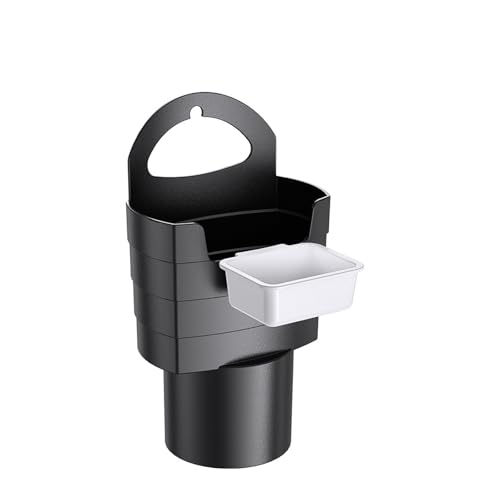 Portavasos para papas fritas con soporte para salsa negro miniatura 1