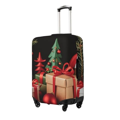 Xmas Decoration Christmas Gift Travel Luggage Cover Suitcase Protector Washable Elastic Suitcase Cover Anti-Scratch Luggage Protector Travel Suitcase Baggage Cover Fits 18-32 Inch Suitcase Small2