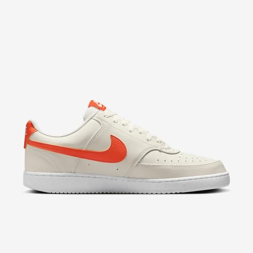 Nike Court Vision Low Next Nature Men's Shoes (DH2987-115, Sail/White/Safety Orange)3