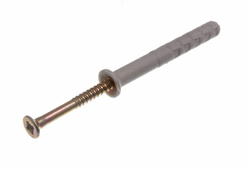 Marteaux en nylon Rawl M6 x 50 mm pour fixer solidement dans la maçonnerie sans jeu