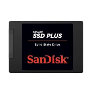 SanDisk SSD PLUS 480GB Internal SSD – SATA III 6 Gb/s, 2.5″/7mm, Up to 535 MB/s – SDSSDA-480G-G26