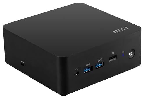 Image of MSI Cubi NUC Desktop, Intel Core 5-1345U, 32GB Memory, 1TB SSD, WiFi 6E, Win 11 Pro, vPro Enterprise, 3 Year Advance Replacement (13MQG-225US)