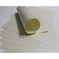 Metallic Papier Weiß 120g/m² DIN A6 - 25 Blatt Perlmutt Glanzpapier Premium