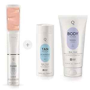 IONIQ ONE Sprayer | die Revolution der Hautpflege | Kosmetik schnell & streifenfrei ohne Hände dank Magnetic Skin Technologie am ganzen Körper auftragen (Bundle TAN & Scrub, 1 stück (1er Pack))