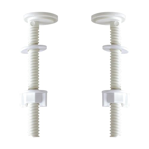 Wirquin 20719940 Vis de fixation blanches pour abattant WC Wirquin Chut à fermeture ralentie