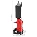 QuaLivgEssZome Ice Fishing Auger 6x19.29in, Durable Ice Drill with Spiral Blade, Lightweight Ice Fishing Auger, Universal Adapter and Protective Cover for Outdoor Ice Fishing Enthusiasts