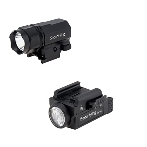 Securitying 600Lm Pistol Torch + 800 Lumens Rechargeable Pistol Light #TOP17