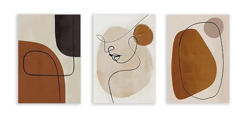 Affiches murales abstraites géométriques et décoration d'intérieur moderne