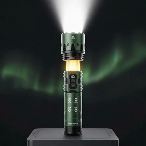 Lampe de poche de camping SKYFIRE pour illuminer vos nuits de bivouac