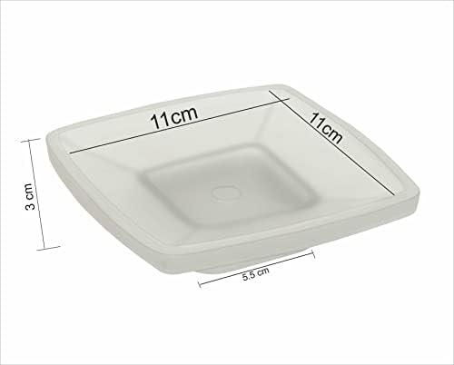 Glass Soap Dish Stand with Soap case Holder Soap Dish Soap Stands Soap Holder Bathroom Accessories (O27) (1)