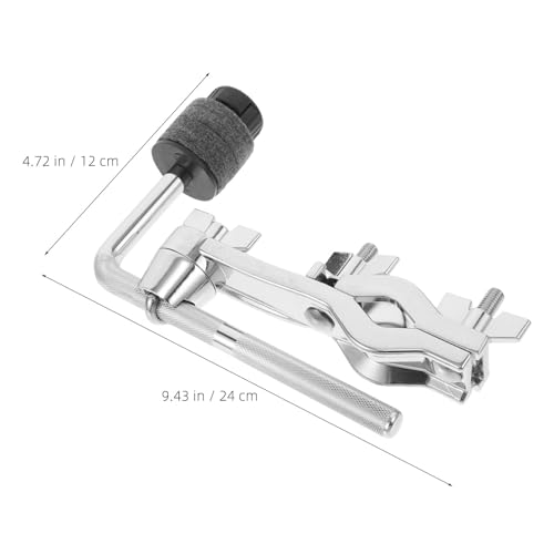 2 piezas Soporte de Clamp para Splash Cymbal con Brazo Ajustable miniatura 2