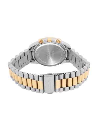 Image of French Connection Chronograph Sliver Round Dial Stainless Steel Strap Casual Premium Sunray Feature Wrist Watch for Women - FCM06STM