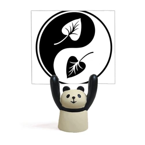 Porte-mémo panda yin yang pour ne plus jamais oublier vos notes importantes sur votre bureau