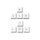 カラフルナロジクールロジクールG 913G 913 TKL G 915G 813メッシュテクスチャブラッシュアップPBTキーキャップ (白,チャコールファイバーパターン 8キー)