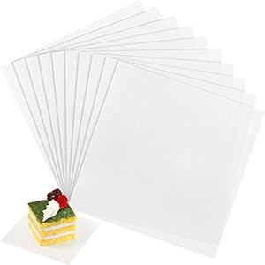 Gnker 500 Pcs Sheet Baking Paper, Non-Stick Parchments Circles Parchment Sheets Paper Liners for Baking Cakes, Cooking…