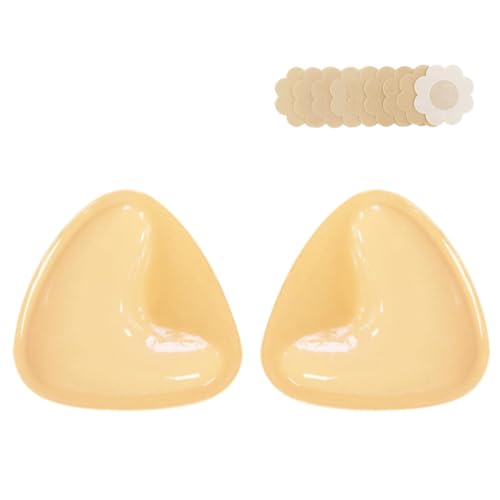 Image of Double-Sided Sticky Bra Pads Inserts Ultra Instant Volume Push up Stick on Bra for Women Swimsuit Bikini Dresses