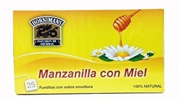 Hornimans Manzanilla Con Miel / Chamomile Tea 50grs. 4 Pack