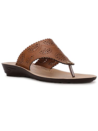 Image of Bata Women's Flats with Laser Cuts
