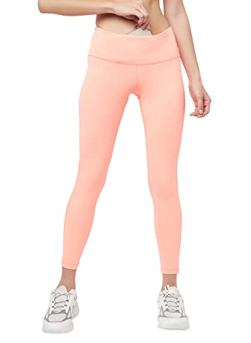 Image of TRUEREVO Sports Leggings for Women-Stretch Dryfit High Waist 7 /8th Gymwear Pants with Back Zipper Pocket-Quick Dry Activewear-Training Tights- for Yoga, Sports, Gym, Workout and Running