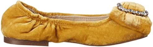 Sam Edelman Girls Farah Mini Ballet Flat, Saffron, 1 Big Kid | Image 5