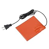 MECCANIXITY Silicone Heating Pad, 120V 250W Car Engine Block Oil Pan Heater Heater Strip for Constant Temperature 127mm x 102mm, Pack of 2