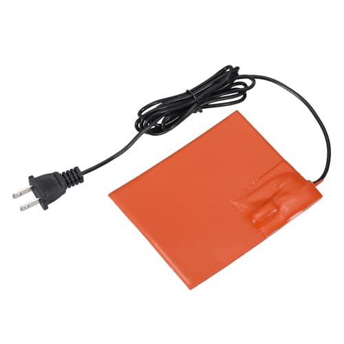 MECCANIXITY Silicone Heating Pad, 120V 250W Car Engine Block Oil Pan Heater Heater Strip for Constant Temperature 127mm x 102mm, Pack of 2