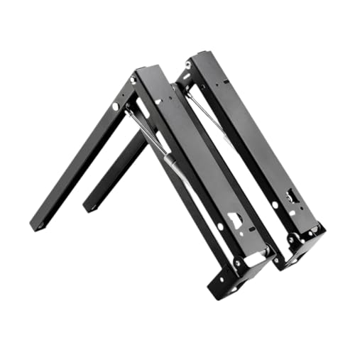 Ioensy 2 Soportes de Banco Plegables para Zapatos en La Pared, Amortiguador de Presión de Aire, Soporte de Banco de Acero para Zapatos, Amortiguador