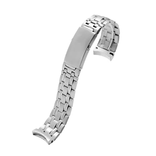 Bracelet de montre en acier inoxydable argenté maille métal Seamaster 007
