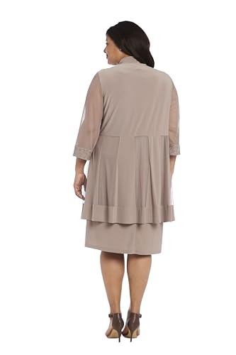 Image of R&M Richards Elegant 3 /4 Sleeve Swing Shrug Sweater