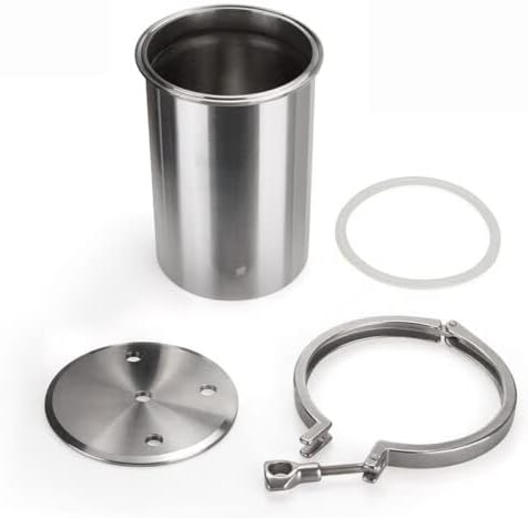 Stainless Steel Dispenser Pressure Tank Dispensing Storage Bucket 2L