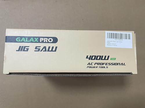 GALAX PRO 400W Variable Speed Jigsaw, 3000 SPM,±45° Bevel Cutting, Lock-on Button, Includes Blades for Wood and Metal 14 GALAX PRO 400W Variable Speed Jigsaw, 3000 SPM,±45° Bevel Cutting, Lock-on Button, Includes Blades for Wood and Metal - Image 14