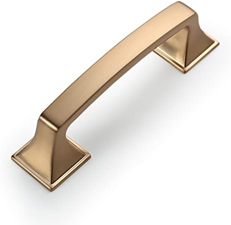 Talentedeco 10-Pack Champagne Bronze Cabinet Knobs – Zinc Alloy Drawer Pulls, 1.5 Inch Overall Length, For Kitchen Cabinets & Drawers