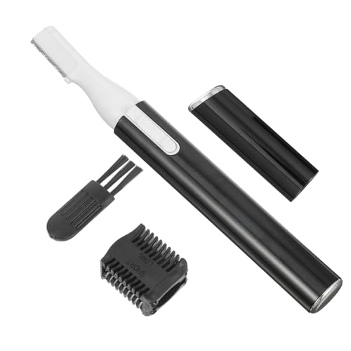WRITWAA Tagliacapelli per Sopracciglia Elettrico Set Compatto Portatile Pettine e Spazzola per Donna Rifinitore Viso Gambe Ascelle Depilatore Multifunzione