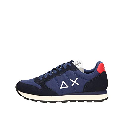 SUN68 Sneaker Running Tom Solid Nylon/Pelle