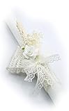  vela de bautizo/blanco 48X3cm - POSIBILIDAD DE PERSONALIZAR CON EL NOMBRE Y LA FECHA DEL BAUTIZO.EN ROSA, AZUL O DORADO