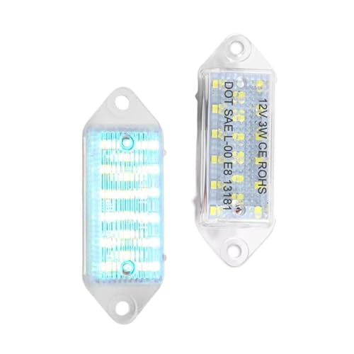 Luces de matrícula para automóvil Mitsubishi Lancer EVO VIII 2004 2005 2006 2007 2008 3
