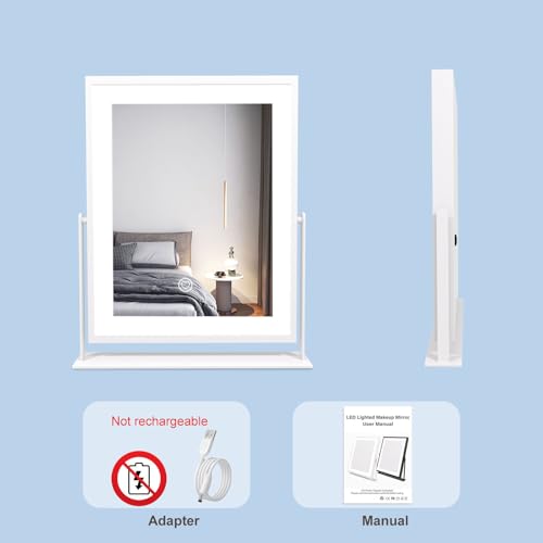 Espejo Beelux para maquillaje con luz LED ajustable 11" miniatura 6