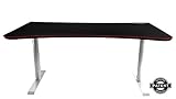 Arozzi Arena Gaming Desk, Metal, 160x80x80 cm - White