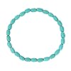 2x Bracelet surfeur set hommes et femmes - boho hippie - accessoires de plage et de festival - fabriqués à la main - 100% coton écologique, imperméable et ajustable (Turquoise beads) #3