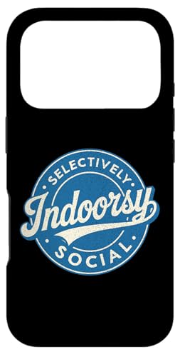 Indoorsy Selectively Social �r���e�[�W ���Љ�I �����I �X�}�z�P�[�X iPhone 17 Pro �p