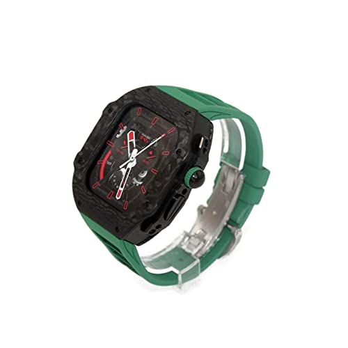 Boîtier de montre en fibre de carbone compatible Apple Watch 49 mm et 45 mm