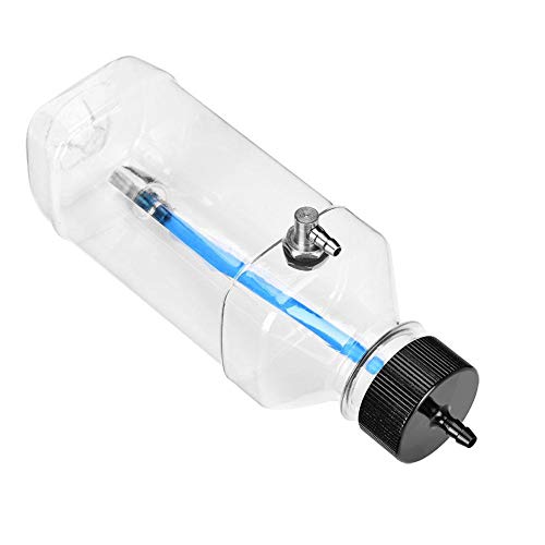 SUNWOW RC Engine Gas Fuel Tank, Remote Control Model Accessory Parts Transparent Plastic Fuel Tank for RC Airplane(260ml(15-20CCFor Aircraft))