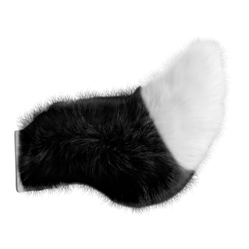 Adorno de cola de peluche suave para decoración de coche con diseño llamativo