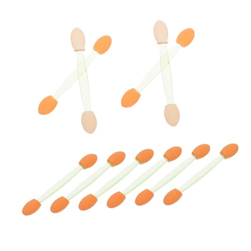 EPIGEIST 100個ダブルサイドアイブラシ 乳?スポンジ製 使い捨てアイシャド