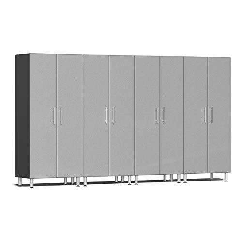 Ulti-Mate UG22640S 4-Piece Tall Garage Cabinet Kit in Stardust Silver Metallic