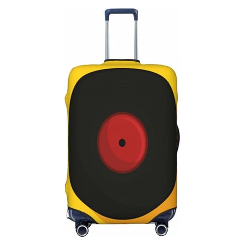 Vinyl Music Record Luggage Cover for Suitcase, Suitcase Cover Protector Fit 29-32 Inch Luggage Travel Accessories, XL