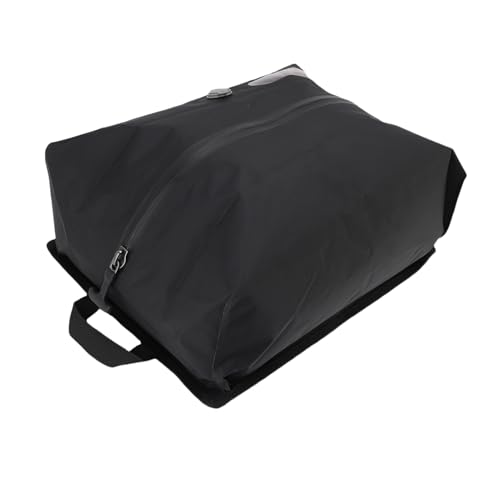 Rengue Bolsas de Almacenamiento Al Vacío Reutilizables, Bolsas de Compresión de TPU 70d para Viajes, Ahorro de Espacio de 16L para Mochila y Maleta (BLACK)